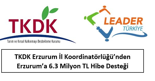 ülkemizde ilk defa uygulanacak LEADER yaklaşımı kapsamında Tortum-Uzundere, Pazaryolu-İspir ve Narman YEG Derneklerine %100’ü hibe olmak üzere toplam 6.3 Milyon TL destek verilecektir. <a href="/OzluAtilla/">Dr. Atilla Özlü</a> #tkdk #tkdkonline #leader #leadertürkiye #leadererzurum #erzurumtkdk