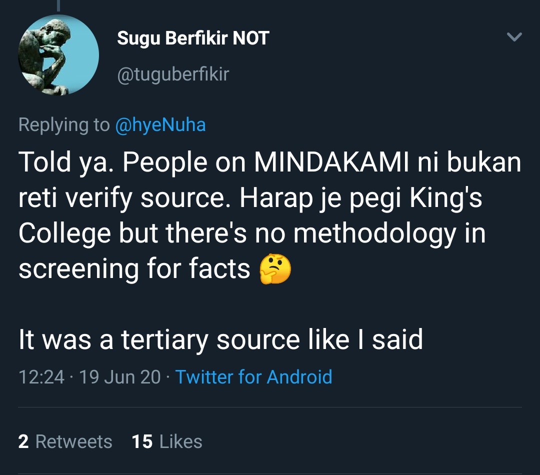 And  @tuguberfikir , I went there to verify. I didn't take photos I was there, this isn't the first time I went somewhere to help.If I make any mistake, I will hold myself accountable. So before you accusing the credibility of me or mindakami, provide the prove first.