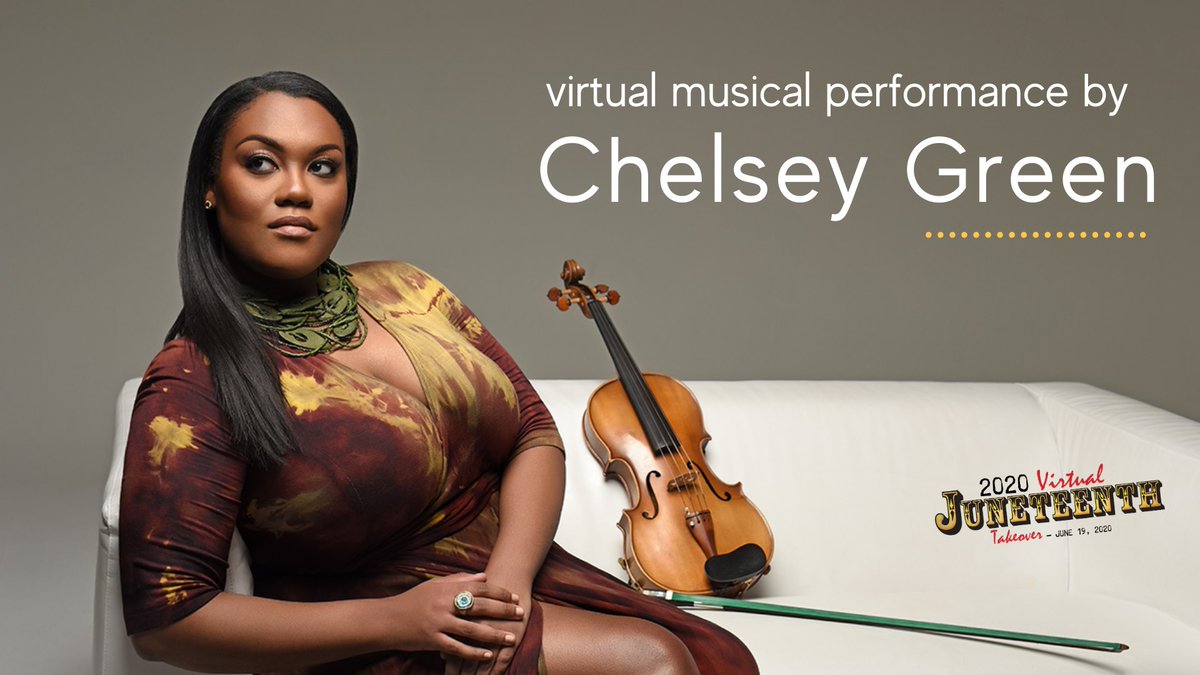 TerpsMusic's tweet photo. Join alumna Chelsey Green, D.M.A. ’17, for a virtual #Juneteenth musical performance on Facebook today at 2:30pm: https://t.co/atOVNKfYW0
#Juneteenth2020 #VirtualJuneteenth #JuneteenthDay https://t.co/wlwNVBzfkF