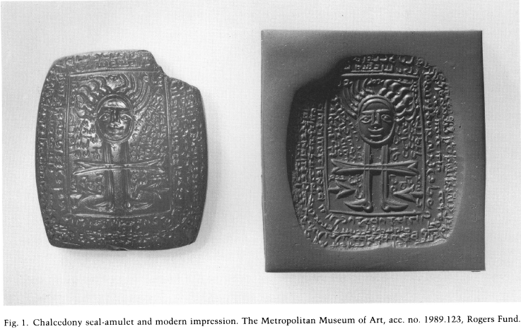 This is to say nothing of the "magical" seals that have been published; one unique and spectacular seal amulet includes an extensive inscription that invokes both "Adonai" and "the name of Jesus." (Published by Prudence Harper, Oktor Skjaervo et al.) 8