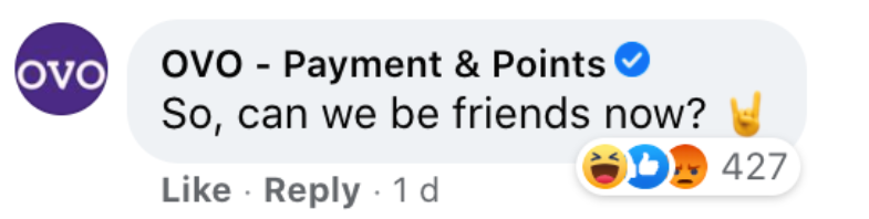 ...and offered to be friends with the band 