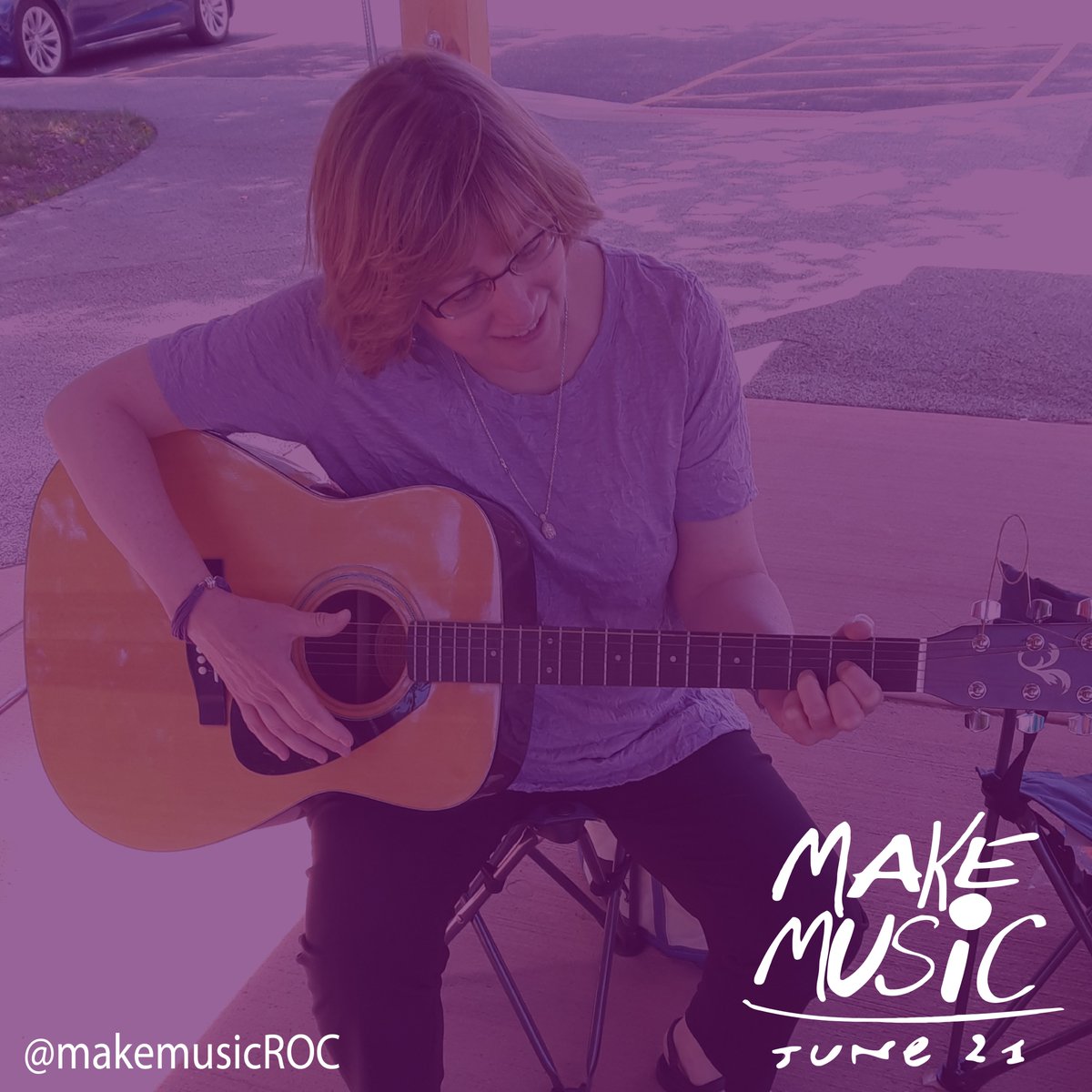 You can busk on Make Music Day! Include a link to where your audience can donate. White folks: consider donating a portion of your performance proceeds to a BIPOC organization (such as blmroc).

#makemusicroc #makemusicday