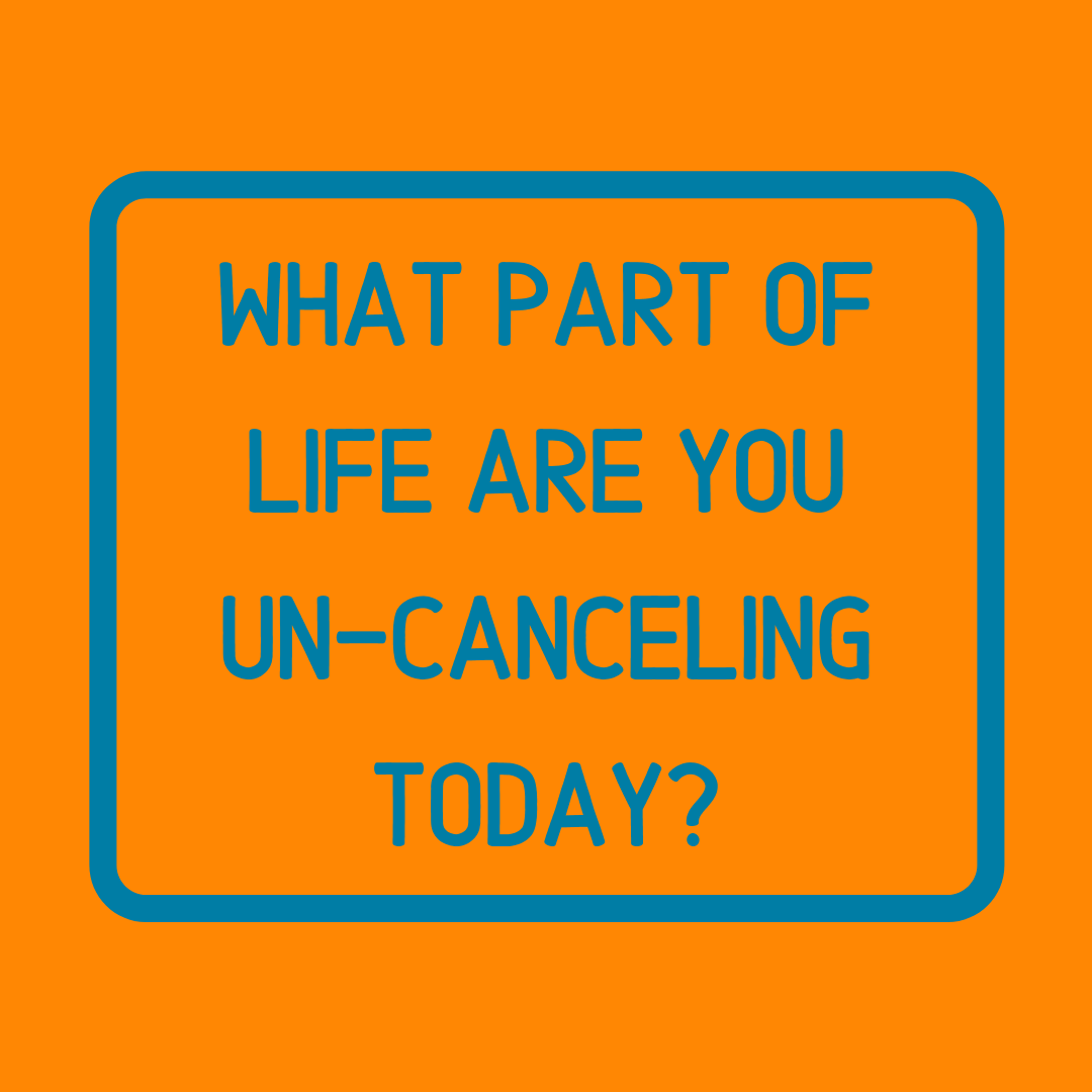 RunTheEdge's tweet photo. Just because it's the last week of the #UnCanceledProject doesn't mean it's the end of Un-Canceling! Keep finding ways to live your life to the fullest and adapt to our ever-changing circumstances. 
What part of YOUR life are you un-canceling today?
#lifeuncanceled https://t.co/YDJ59wsbSf
