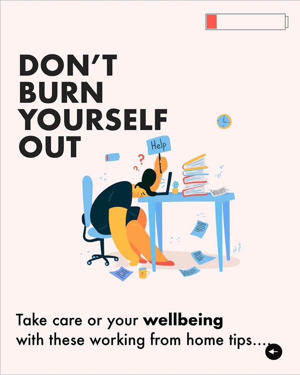 fullstackhq's tweet photo. 6 Ways to Prevent Burnout While Working Remotely 😵💥

VIEW FULL POST 👉 https://t.co/2dxACmZ4vZ

#burnout #workfromhome #wfh #remotework #mentalhealth  #creativeblock⁠ #writersblock #designersblock https://t.co/GGSqi5zwSL