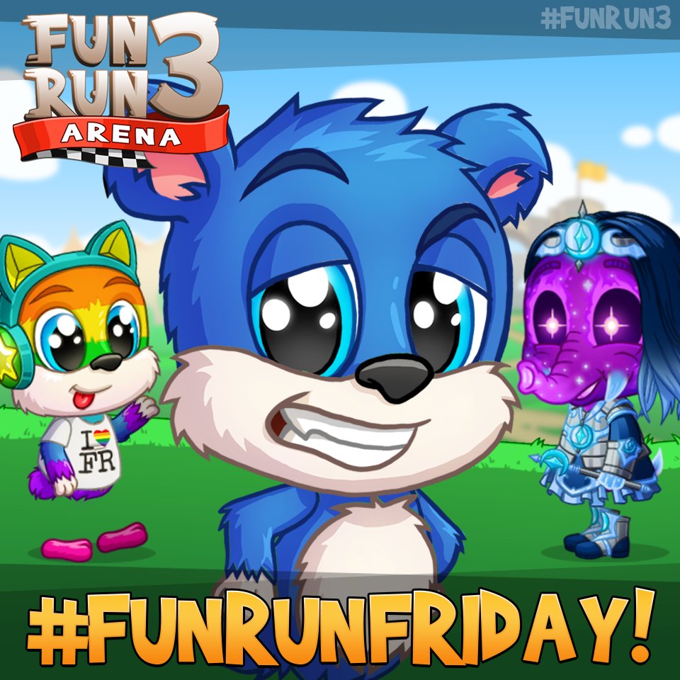 TheFunRun's tweet photo. TGIF! Reply with your username and #FunRun3 for a chance to win coins! 💰 #FunRunFriday #Weekend #TGIF https://t.co/YdLKJb8MZ4