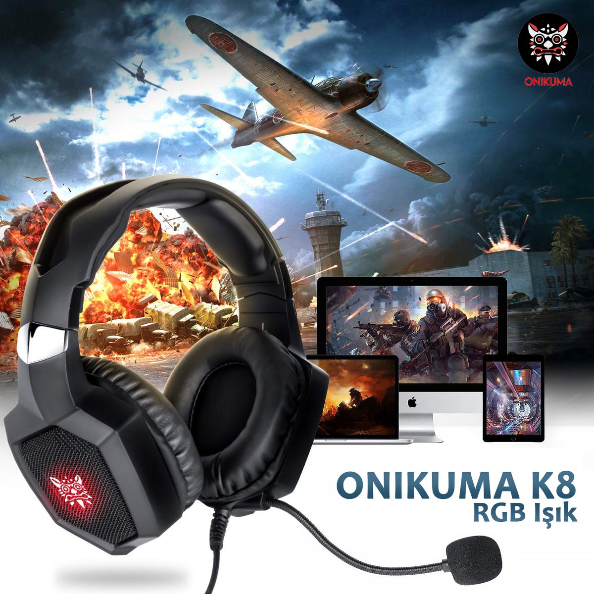 Led ışığı kontrol etmenize olanak sağlayan gizemli bir deneyim.Uzun süreli kullanımlarda kulaklarınızı rahatsız etmez ve yüksek kaliteli ses verir. Hassas yapısı sayesinde dışarı ses sızdırmaz.

Pereks Grup online satış kanallarından ulaşabilirsiniz.

#Onikuma #PereksGrup