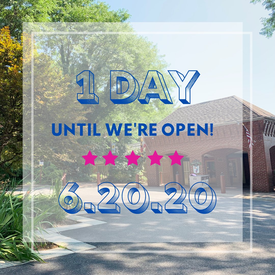 1 DAY UNTIL RE-OPENING! 
We will resume regular operating hours starting this Saturday, 6/20, at 10 am! All visitors are required to wear masks upon entry and must abide by social distancing guidelines.