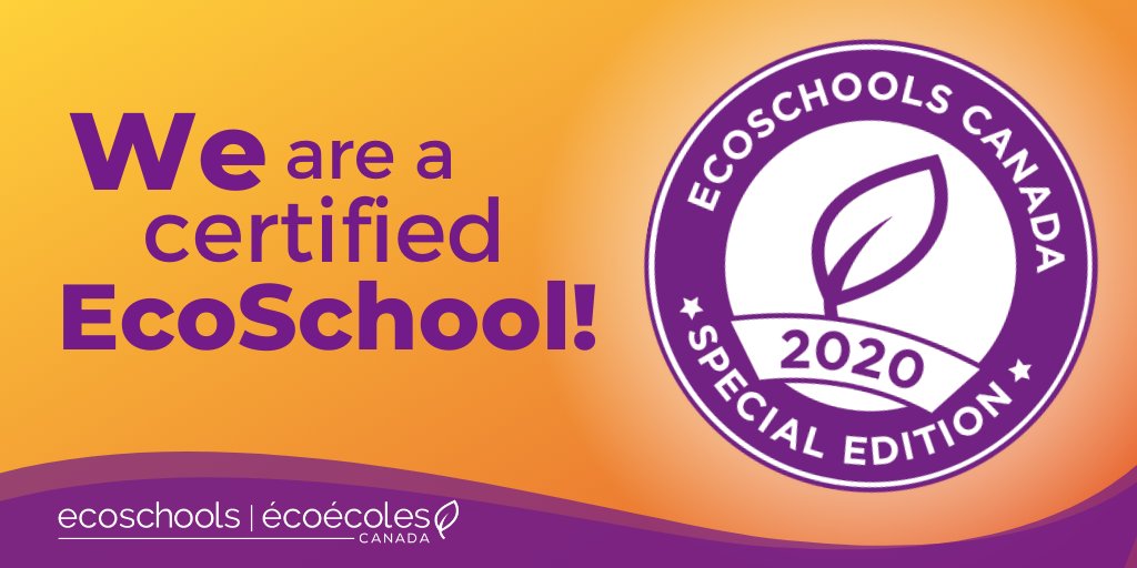 EcoTPPS's tweet photo. Congratulations to our TPPS EcoCouncil! Your hard work and dedication to the projects we did this year has been recognized by @EcoSchoolsCAN with a special edition EcoSchools seal! 🌳🌎🌟@PDSB_eco @TonyPontesPS https://t.co/BdvAv4a1ih