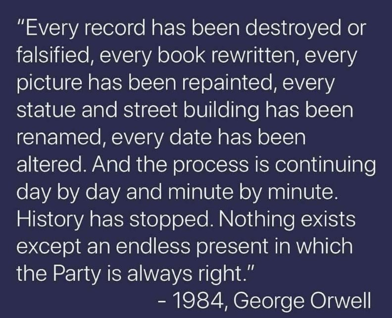 JackPosobiec's tweet photo. From George Orwell to George Washington https://t.co/hHDszemTqi