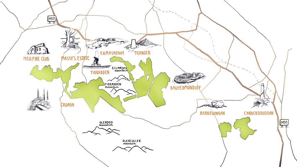 coilltenews's tweet photo. #DublinMountainsMakeover. Work will begin this summer to transform nine Dublin forests to recreational use, to create new biodiverse native woodlands and improve the existing forests' through Continuous Cover Forestry. #HavingSomeWorkDone https://t.co/kXc8fyB1n2