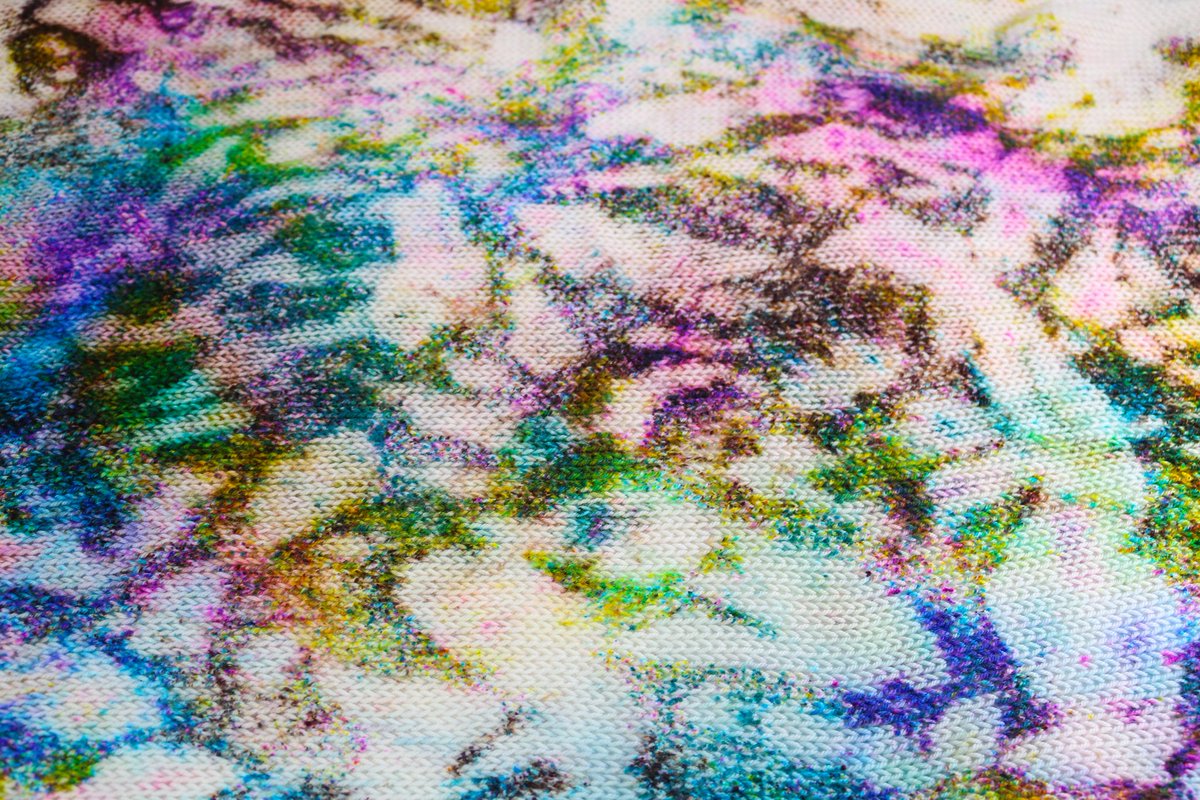 This sock blank is probably my favourite yarn l dyed in Thursdays Live Dye session over on the Fiberific YouTube channel. Which was your favourite? More yarn pics in the thread!