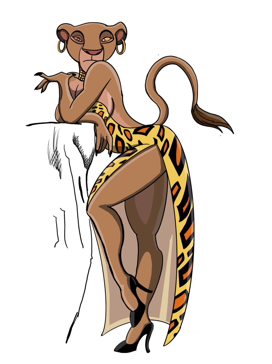 SamohtLion's tweet photo. Anthro Sarabi @thelionking #thelionking ⁦@marcobernardart⁩ #pridelander #thelionkingcollection https://t.co/3sFw1UL05H