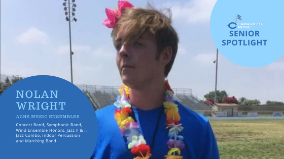 ACHS_M_Boosters's tweet photo. Nolan played Trumpet, French Horn &amp; was the Mellophone soloist in the fall show. He has enlisted in the Marines, where he plans to become an Electrical Engineer. https://t.co/gzgdCyAH4V #MakeTheMusicHappen #yagottabelieve #ACHS_2020 #SeniorSpotlight https://t.co/GVqnqEeuOL