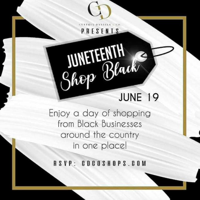 HustleRemotely's tweet photo. Happy #Juneteenth!
To celebrate, consider taking part in the Cynthia Daniels & Co. Juneteenth Shop Black Virtual Experience. The online event showcases 100 Black-owned businesses from around the country: https://t.co/RkN7iYq1XY
#RemoteHustle #SupportBlackBusinesses https://t.co/BOGurDZHux
