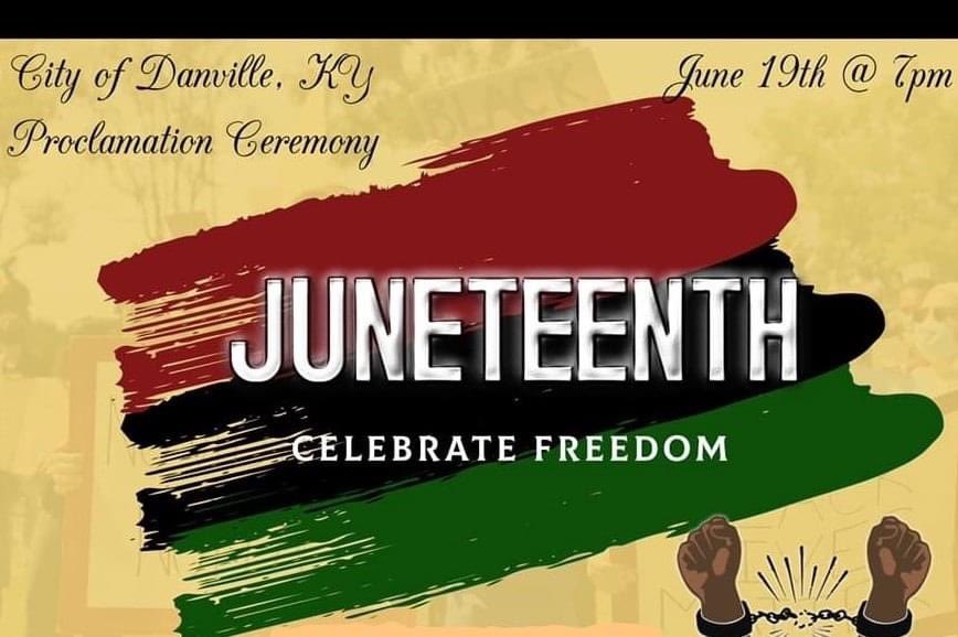 Juneteenth Proclaimation at Weisiger Park at 7pm tonight!
