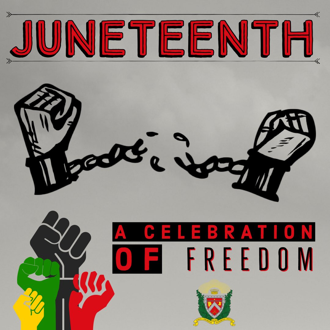 On June 19th, 1865, the remaining slaves of the former Confederate States of America were finally set free. We celebrate freedom and today we stand with our Black brothers and sisters fighting for equality. Happy Juneteenth! Happy Freedom Day! #JUNETEENTH2020  #ODPhi