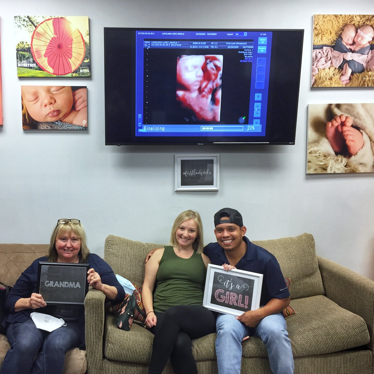 FirstLookNola's tweet photo. Thank you for sharing this special moment with us! Congrats! ❤️ #firstlookfamily #firstlooknola #nolababy #kenner #earlygender #genderreveal #gendersecret #hdultrasound #3d4d https://t.co/wQ8EqupqhK