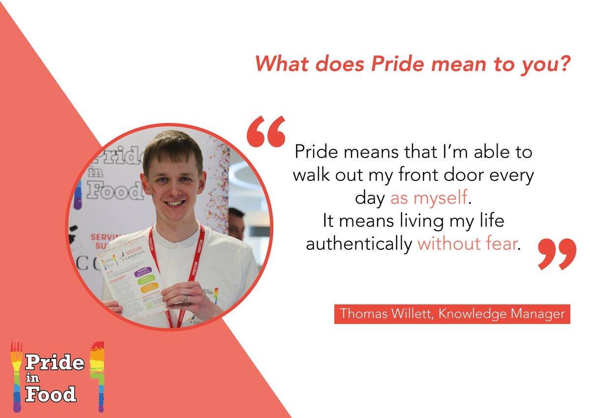 compassgroupuk's tweet photo. Celebrating #PrideMonth is a great opportunity for people to share their experiences and discuss what Pride means to them! ππ³οΈβπ #PrideInFood #teamCompass https://t.co/83jh0CBmrs