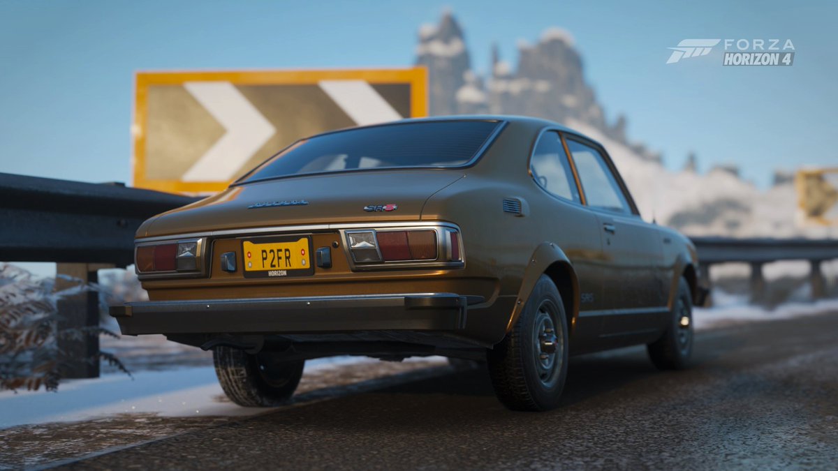 grandgardien27's tweet photo. Toyota Corolla SR5 1973 #ForzaHorizon4 #XBoxShare #P2FR https://t.co/IH50vycUzp