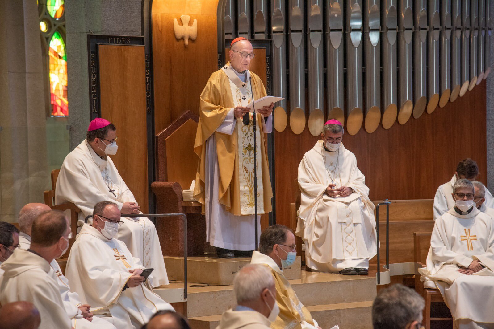 Omella, en la Sagrada Familia