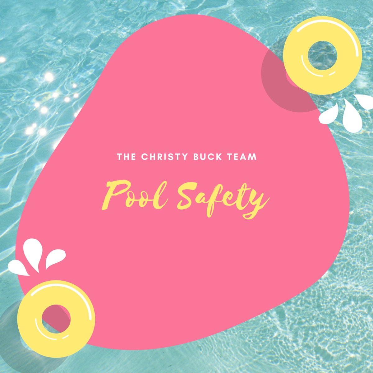 christybuckteam's tweet image. Swimming is one of the most popular activities in the Summer especially with these hot temps! Click below for some pool safety tips and make sure to be prepared! ow.ly/5tLm50AbPmJ
.
.
.
#christybuckteam #poolsafety #poolalarms #catchakid #poolfencing #watersafety #CPR #ISR