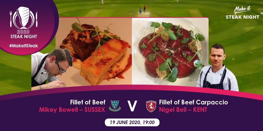The first 2020 #makeitsteak cricket match with be opening the bowling soon. Looking forward to seeing battle of the counties  <a href="/KentCricket/">Kent Cricket</a> v <a href="/SussexCCC/">Sussex Cricket</a> with chefs  <a href="/nigelbe13141925/">nigel bell</a> v <a href="/BowellMikey/">Mikey Biz</a> fight of the #Fillet 

Thanks for suporting the #farmers

#Farmer #Butcher #Chef