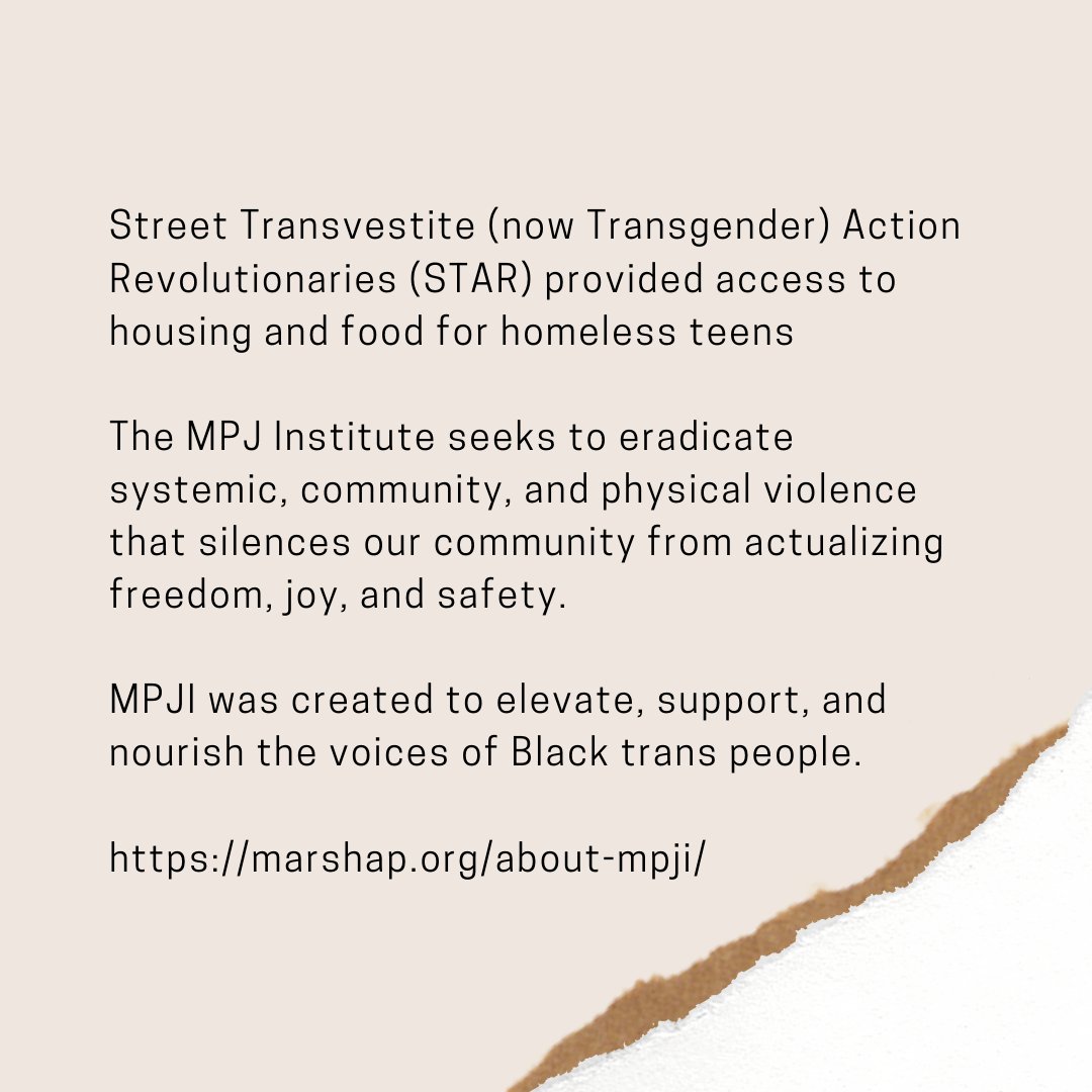 Our Multicultural Chair Emily highlighted some Black LGBTQ+ pioneers in our newsletter today! Learn more about  Marsha and other black LGBTQ+ trailblazers here: nbcnews.com/feature/nbc-ou…