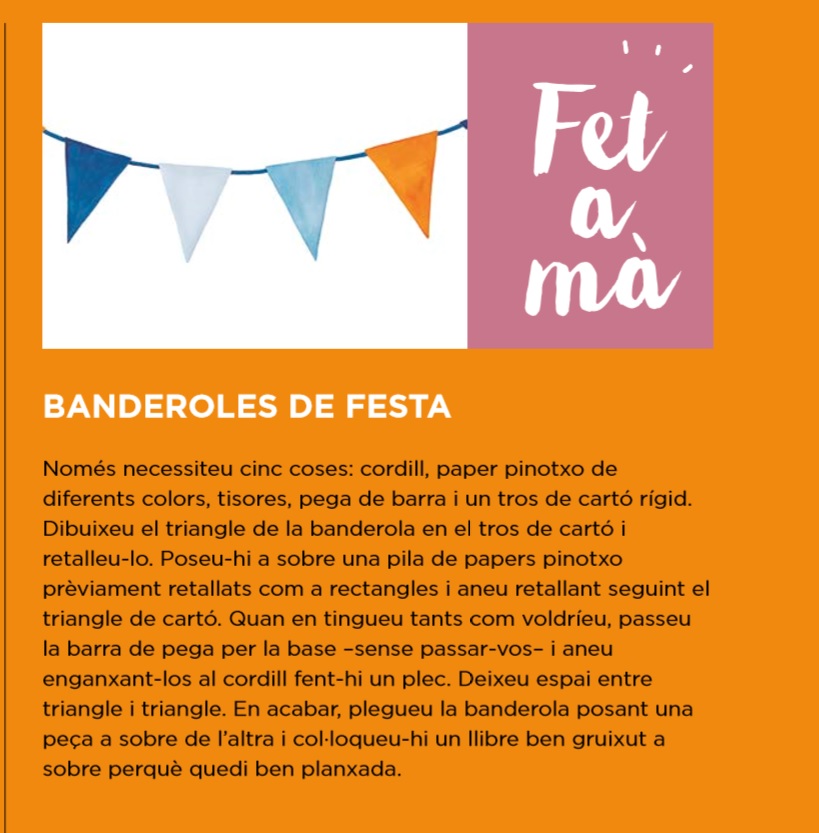 dialogal_'s tweet photo. 💥 S'acosta Sant Joan i no volem renunciar a celebrar la revetlla 🎊. A la secció "Fet a mà" de #Dialogal71 t'ensenyem a fer banderoles de festa amb tota la família 👨‍👩‍👦‍👦

⬇️ Baixa't la revista a @iQuiosc : https://t.co/tU7N4jMtL2 https://t.co/wjqCc0dlTM