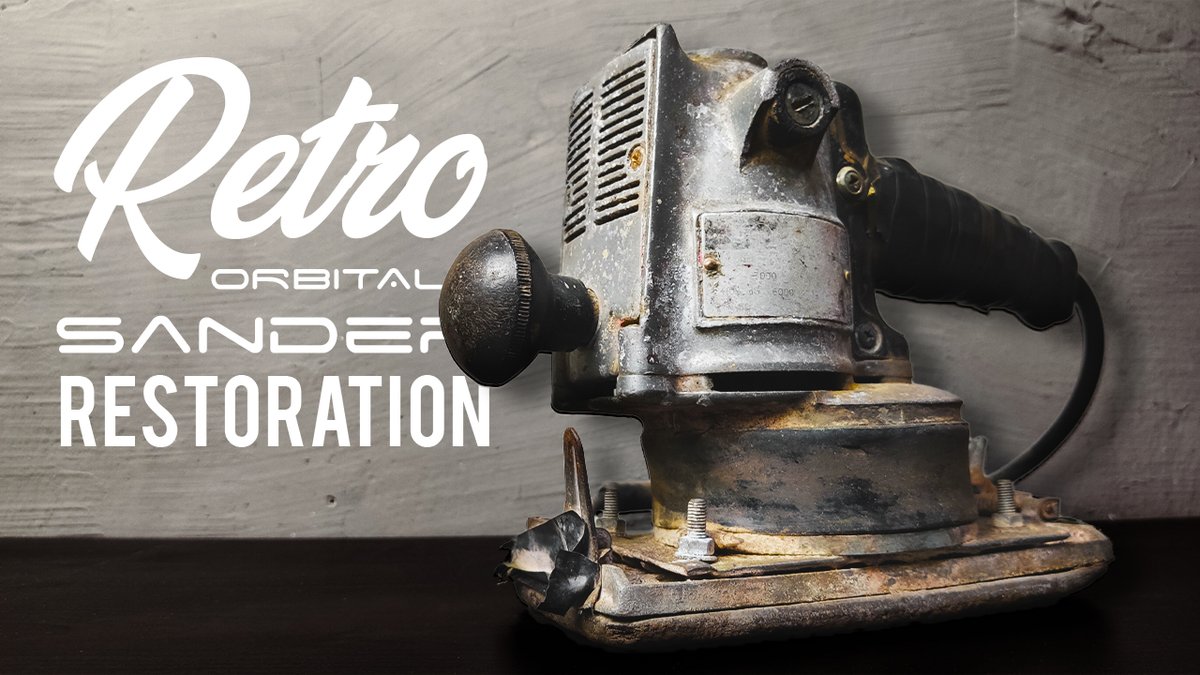 TheRestorGuy's tweet photo. Retro Orbital Sander | Restoration | Handle Repair | 4K

New orbital sander restoration is up.

YouTube Link symbol https://t.co/BEjBHQEi0Y

#orbital #sander #orbitalsander #restoration #vintage #modification #workshop #tool #diy #youtubechannel #german #restore https://t.co/QDynRRXWIC