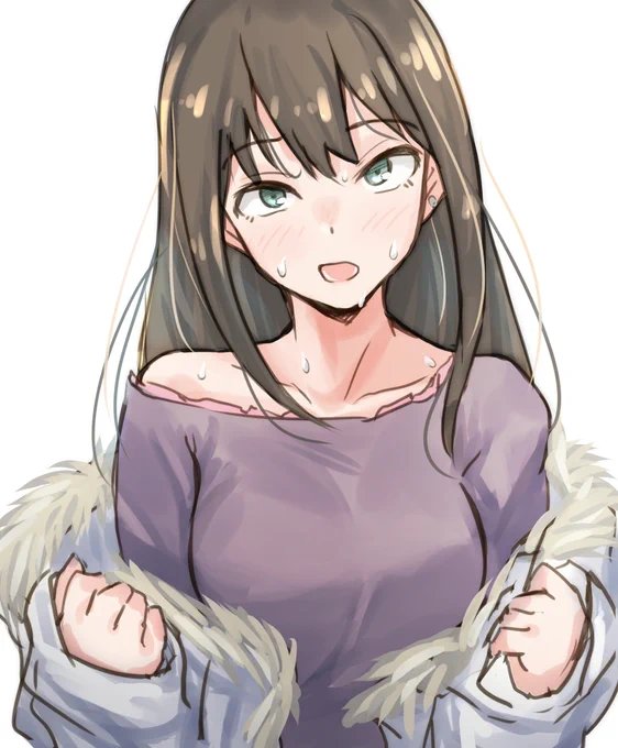 しぶりん!
#モバマス版深夜の真剣お絵かき60分1本勝負
衣装お題アーニャ私服、絶対暑い 