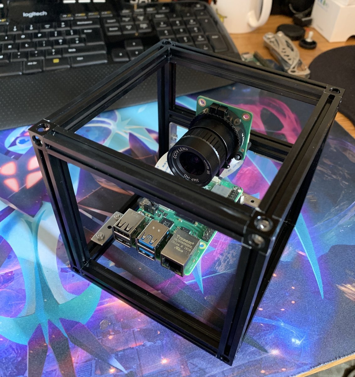 RaspPiBeginners's tweet image. I&apos;ve always found the @Raspberry_Pi camera&apos;s a little fiddly to get setup in a stable environment. 
What do people think of my xbeam rig for the new HQ camera.