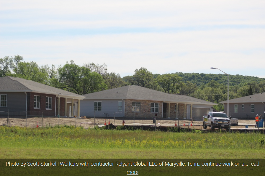 GoRELYANT's tweet photo. We're utilizing innovative solutions to overcome challenges posed by COVID-19. Our construction project for Military Family Housing FtMcCoy is nearing completion despite the pandemic. Click the link to learn more. #Construction #GORELYANT #Innovative 
https://t.co/TjP8xuNpYl https://t.co/wF52aDMoZn