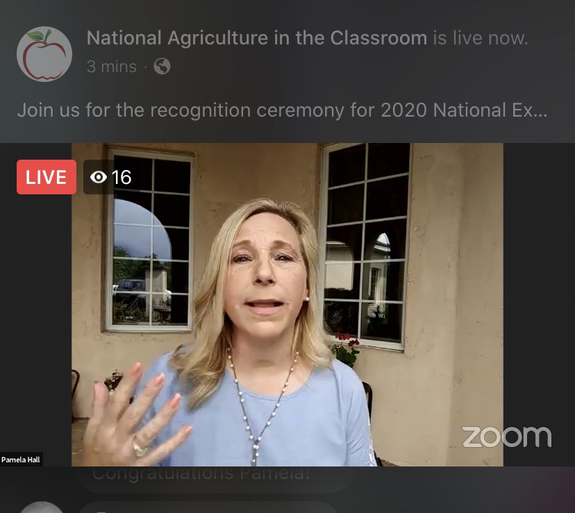 Loved seeing @PamHall2inspire be recognized for the amazing work she’s doing @CarrolltonES and with @AITCtweets ♥️🌱 #proudcoach #inspiringkids #dreambig