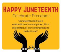Happy Juneteenth to our associates and leaders!