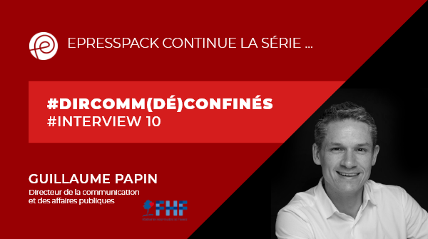 epresspack_fr's tweet photo. « Les médias et l’opinion publique sont de formidables accélérateurs de changement ! » @GuillaumePap1, directeur de la communication et des affaires publiques de @laFHF. 
C’est l’#Interview10 de LA SERIE qui continue et passe en mode #DIRCOMMDECONFINÉS :https://t.co/uMffLq8EYJ https://t.co/i63rB44hmk