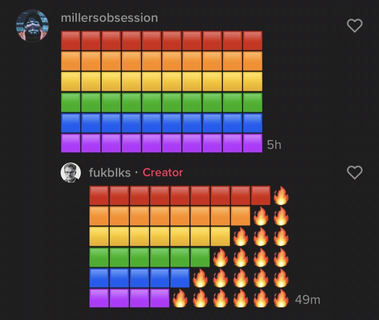 MillerRobertso9's tweet photo. i’m gonna start posting the homophobia i receive on tiktok to document my journey 
#homophobia #pride #Oppression https://t.co/aFHv3m4HBm