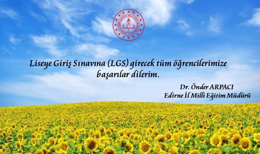 İl Millî Eğitim Müdürümüz Sayın Dr. Önder ARPACI’nın Merkezî Sınavla Öğrenci Alan Ortaöğretim Kurumları İçin Yapılacak Liseye Geçiş Sınavına (LGS) Girecek Öğrencilere Yönelik Mesajı 👉edirne.meb.gov.tr/www/il-mill-eg…
<a href="/tcmeb/">Millî Eğitim Bakanlığı</a> <a href="/Dr_Onderarpaci/">Dr. Önder ARPACI</a>