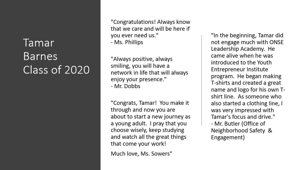 AnacostiaHigh's tweet photo. Khanika and Tamar both participated in the @ONSEDC_ Leadership Academy (OLA). Staff remind Khanika that "diamonds are formed under pressure," & remember how Tamar was inspired working with @yeidc202 to create a social enterprise. You make the Anacostia community proud. #WhyAna https://t.co/SFVkoQFumE