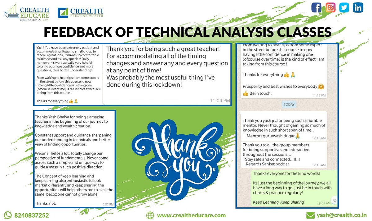 CrealthEducare's tweet photo. Thankful for such a great feedback on our technical analysis class.
.
.
#feedback #thankyou #pleased #grateful #thankful #thanks #goodfeedbacks #nice #technical #analysis #class https://t.co/HLGA7Jpeh2