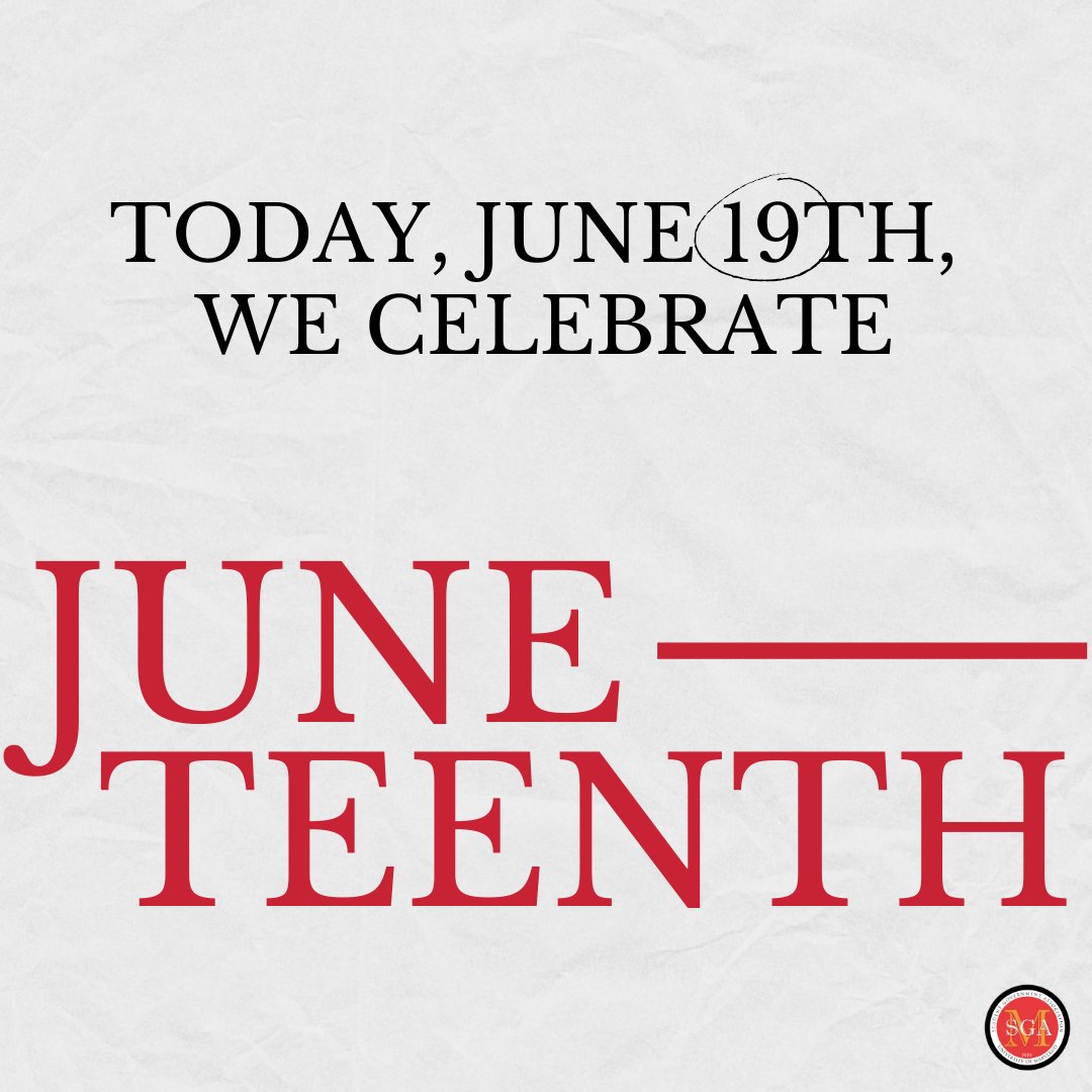 UMDSGA's tweet image. Today is the 155th #Juneteenth! Today, we celebrate African American history and reflect on the work that still needs to be done to ensure freedom in our country.