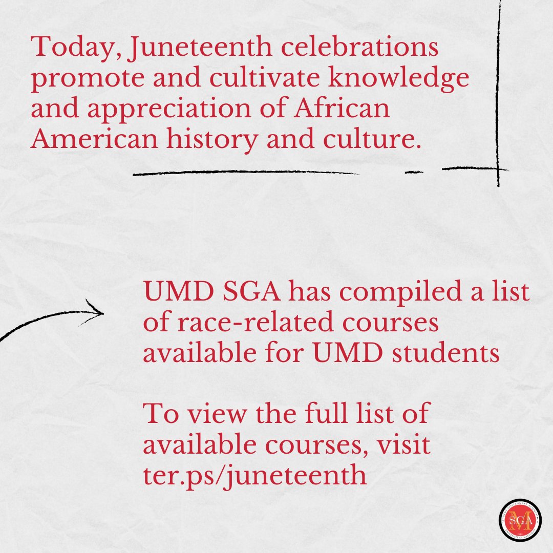UMDSGA's tweet image. Today is the 155th #Juneteenth! Today, we celebrate African American history and reflect on the work that still needs to be done to ensure freedom in our country.