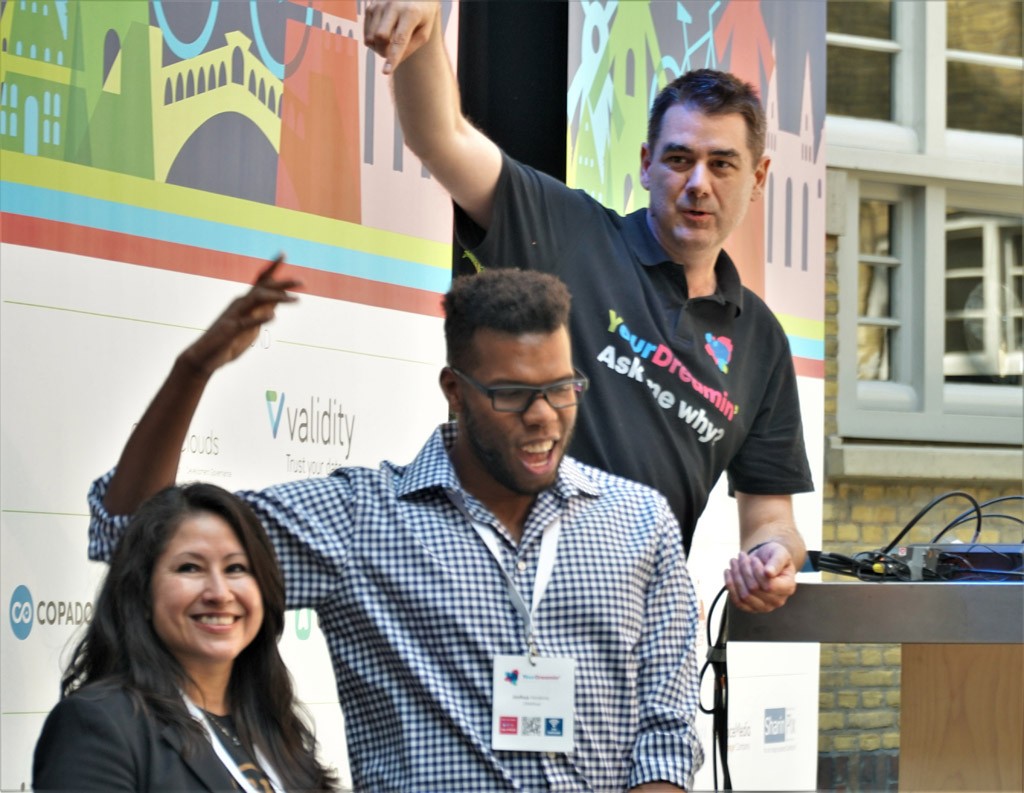 Syranu's tweet photo. @YeurDreamin @AndreKampen @sergeyer @NaturallyPaul @jan_vdv @KathrynChlosta @MichaelDeFeyter @ayacocomomo @BhavnaBanodha @Guido_SFDC Views of #YD19 -. Find your favs here (https://t.co/cN5NUURe3C) and post the ones you like.
1) @validiteddi opening #YD19
2) @ArchLadies with @dvdkliu
3) @steph_herrera_ & @jhoskins
4) @jmmougeolle who inspired me
Ps. Looking for one of me and @AndreKampen from the day? https://t.co/Em1sCjFvcL
