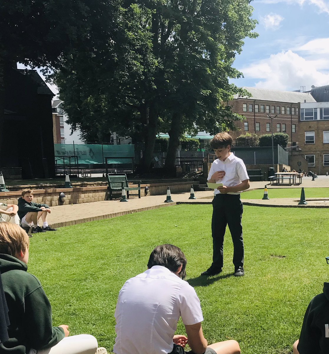 The winners of the ‘Surbiton Speaks: Be The Change’ competition performed their talks on how they want to make our world a better place! <a href="/TraceyChongSHS/">Tracey Chong</a> @CStewartSHS <a href="/CLewisSHS/">Charlotte Lewis</a> <a href="/SallywJohnston/">SallyJSHS</a>