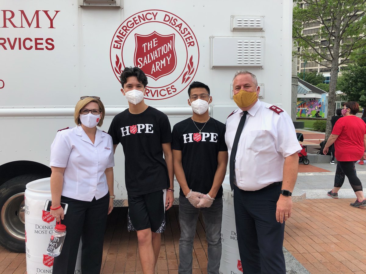 SalvationArmyA's tweet photo. Today, The Salvation Army of Metro Atlanta local Corps and teams are participating in OneRace Movement’s March on Atlanta. Join us today as we #prayandprotest together with our brothers &amp; sisters across different races &amp; cultures.

#130YearsOfImpact #MarchOnAtlanta #RacialJustice https://t.co/lBbnlGApUN
