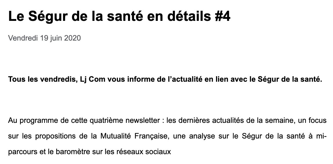 AgenceLJCom's tweet photo. [#Segurdelasante]
🔎 A mi-parcours, quel bilan du Ségur de la santé ? 
🤔 Quelles sont les propositions des uns et des autres ?
👉 Retrouvez toutes les réponses dans notre nouvelle newsletter ! 
▶️ https://t.co/ewJtTTyZDZ
#Vendredilecture https://t.co/CAU7Q43Eoz