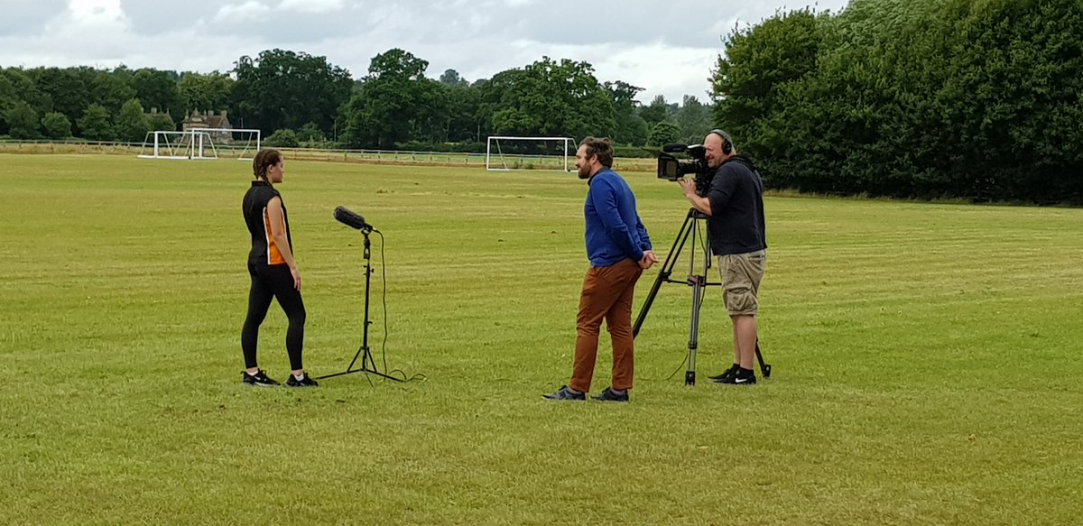 We've had <a href="/SkySports/">Sky Sports</a> in today filming for the launch of #NSSWtogether, a <a href="/YouthSportTrust/">Youth Sport Trust</a> week-long initiative!   We can't wait for it to be aired 🙌