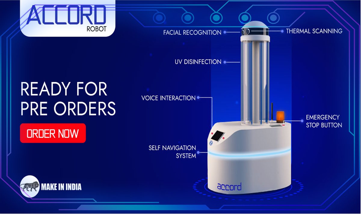 hbotsrobotics's tweet photo. Prevent The Infection

Disinfection Has Never Been More Urgent

Accord UVC Disinfection Robot Ensures Safety And Operational Excellence In Critical Ways

#techtrends #newtechnologies #invention #innovate #invent #prototypes #worldofengine  #robotspirits  #artificialintelligenceal https://t.co/9LndLdhath