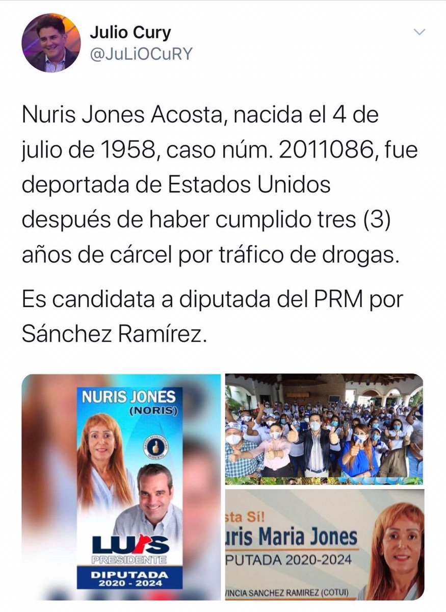 Morenobueno0's tweet photo. ESTO ES INCREÍBLE!!!

PUEBLO DOMINICANO,EL PRM TE QUIERE CONVERTIR EN UN NARCOESTADO, NO PERMITAS QUE ESTO SUCEDA, DE LO CONTRARIO,NUESTROS HIJOS LLORARÁN LÁGRIMAS DE SANGRE🙏🏼 https://t.co/u6gtpxpJhh