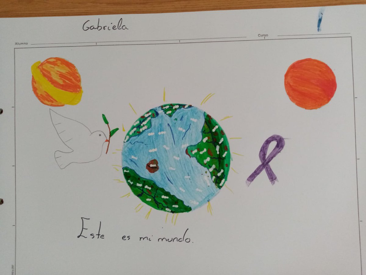 CCervantesMLG's tweet photo. Presentamos el mural realizado por Cristina Soler dentro de las actuaciones previstas en materia de Prevención contra la Violencia de Género. Los alumnos de Sexto eligieron esta frase de Cervantes y el resto de cursos han realizado trabajos con ideas para cambiar el mundo. https://t.co/t58puwrcpV