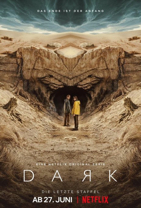 dark_teorias's tweet photo. O fim o é começo e o começo é o fim.
Poster da terceira e última temporada de Dark, dia 27 de Junho o último ciclo.
⌛️✨8 DIAS PARA APOCALIPSE
tik tak....⌛️ https://t.co/y5OxpKFehz